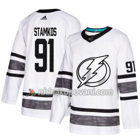 Tampa Bay Lightning Dresy Steven Stamkos 91 Bílá 2019 NHL All-Star Adidas Authentic - Pánské